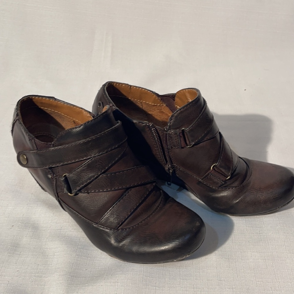 Brown loafer wedges NaturalSoul